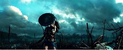 Wonder Woman Land Scene Fight Diana Heroes