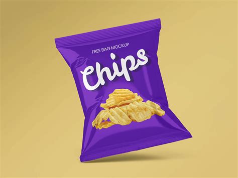 Free 5666 Chips Packet Mockup Yellowimages Mockups
