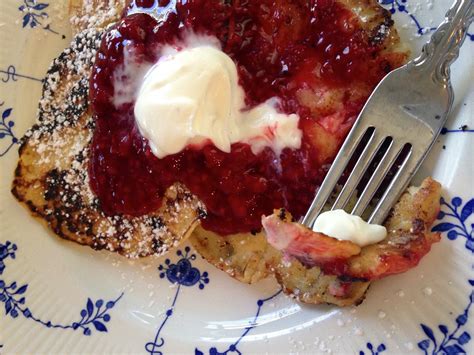 Ritas Recipes Cottage Cheese Pancakes With Raspberry Sauce