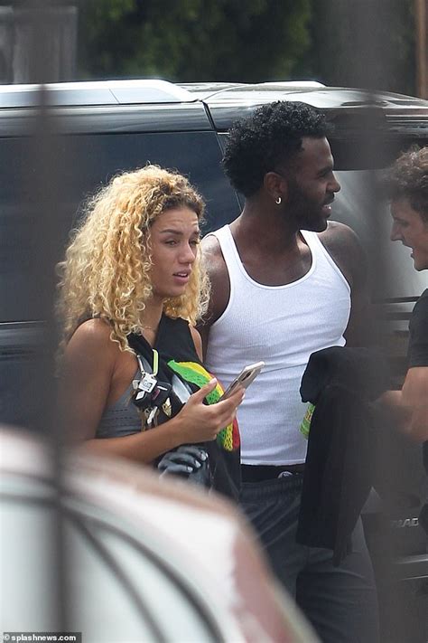 Jason Derulo And New Girlfriend Jena Frumes Head To A Private Gym In La