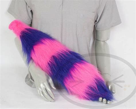 Fluffy Cheshire Cat Tail Cosplay Accessories Costume Etsy Cat Tail