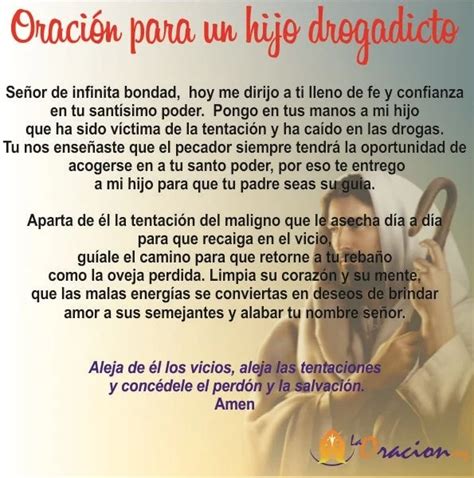 Oración Para Un Hijo Drogadicto La Oracion