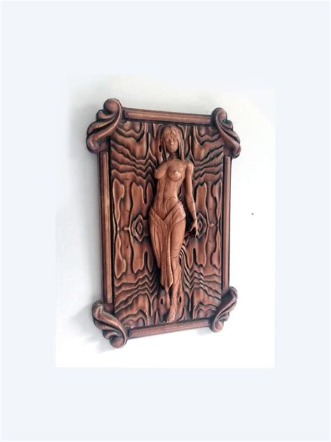 Carved Naked Woman Wood Art Hand Carving Sculpture Woman Etsy Canada