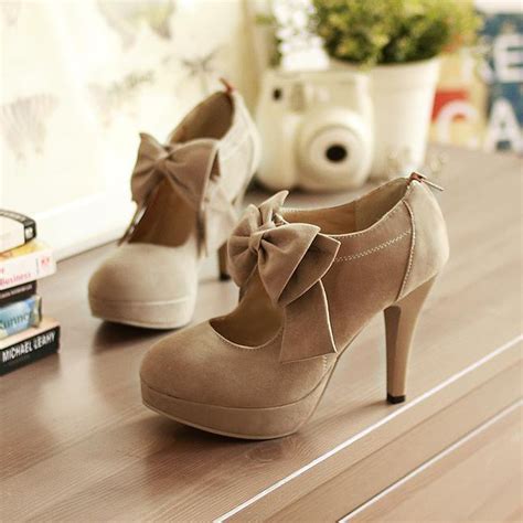 Absolutely Adorable Bow Tie Stiletto High Heel Pumps Pretty Designs