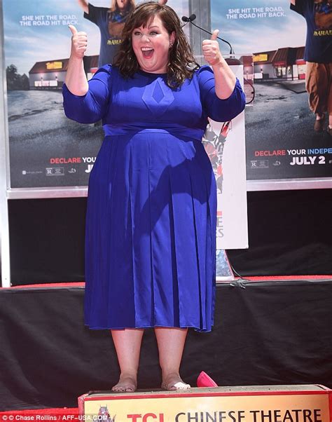 Melissa Mccarthy Preserves Prints Of Hands And Feet At Hollywoods