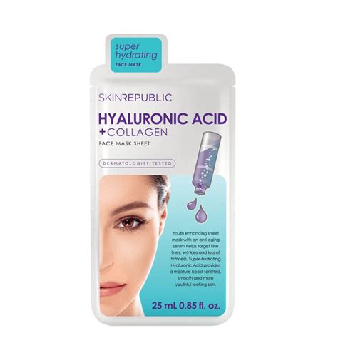 Skin Republic Hyaluron Acid Collag Face Mask 25ml Online Kaufen Kanela