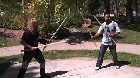 Marcus And Tin Dual Hand Wooden Sword Sparring In Liberty Park Youtube