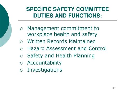 Ppt Safety Committee Guidelines Powerpoint Presentation Free