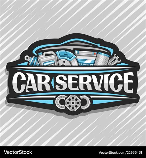 Logo For Car Service Royalty Free Vector Image