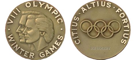 1960 Squaw Valley Gold Silver Bronze Medals Olympic Collectibles