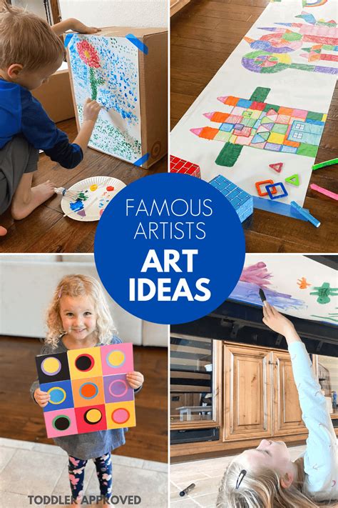 Famous Artists Activities For Kids Toddler Approved