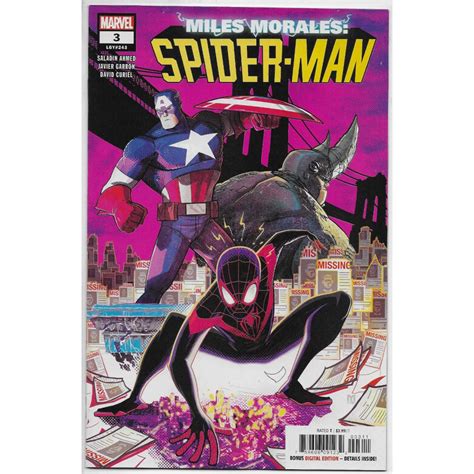 Miles Morales Spider Man 3 First Print Close Encounters