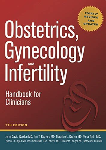 9780982292136 obstetrics gynecology and infertility desk size and ebook handbook for
