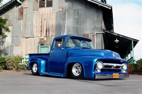 This Slammed 1956 Ford F 100 Is A One Man Backyard Build Have You Ever Tried This