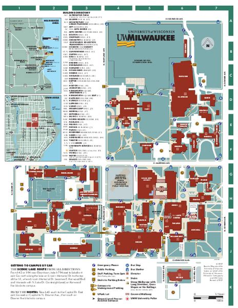 University Of Wisconsin Campus Map