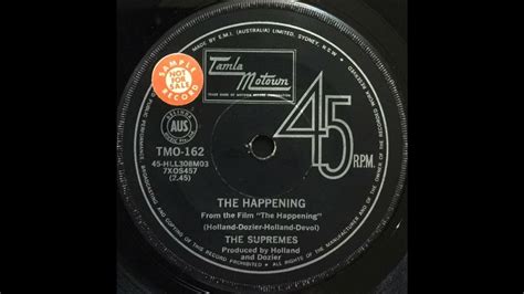 The Supremes The Happening 1967 Hq Youtube