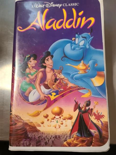 Aladdin Vhs Tape Walt Disney Classic Rare Black Diamond The Best Porn Website