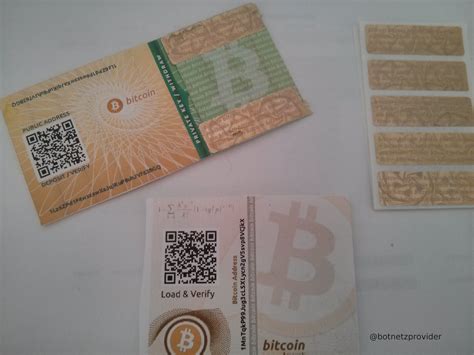 But if you're wondering how to actually creates these paper wallets, then look no further. Bitcoins | BotNetzProvider.de