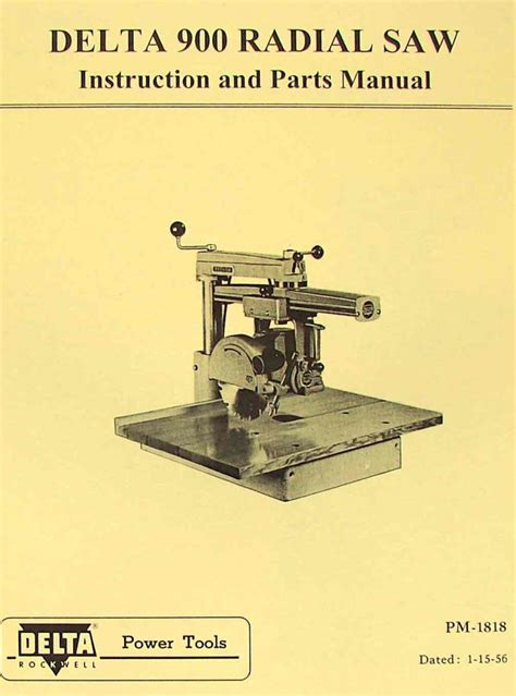 Check spelling or type a new query. DELTA-Rockwell Super 900 9" Radial Arm Saw Instructions ...