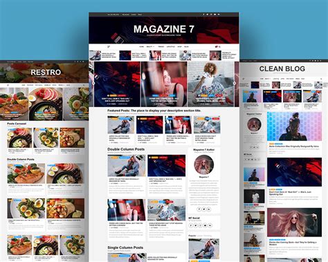 Magazine 7 Blog Magazine News WordPress Theme DesignHooks