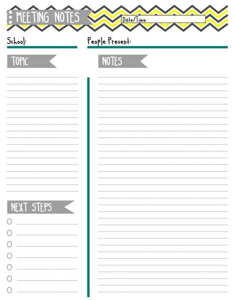 Pin By Colleen Maine On Education Meeting Notes Template Meeting