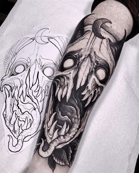 Https://techalive.net/tattoo/demon And Skull Tattoo Designs