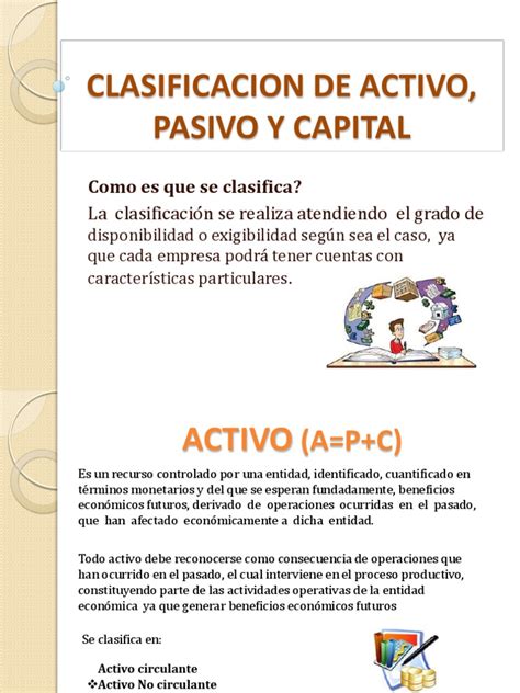 Clasificacion De Activo Pasivo Y Capital Beneficio Economía Bancos