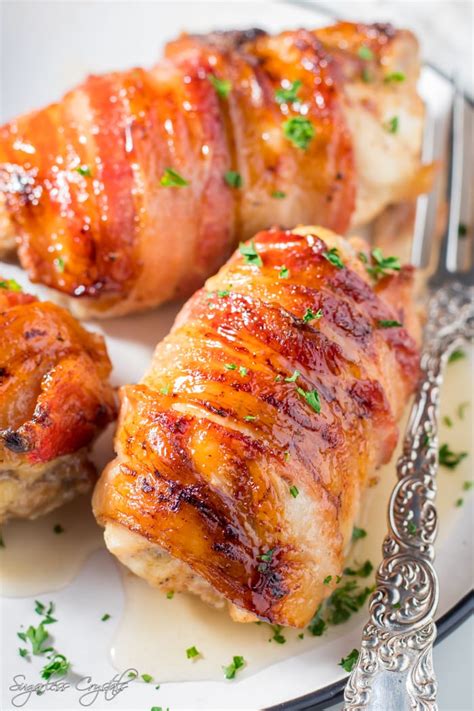 Bacon Wrapped Chicken Thighs