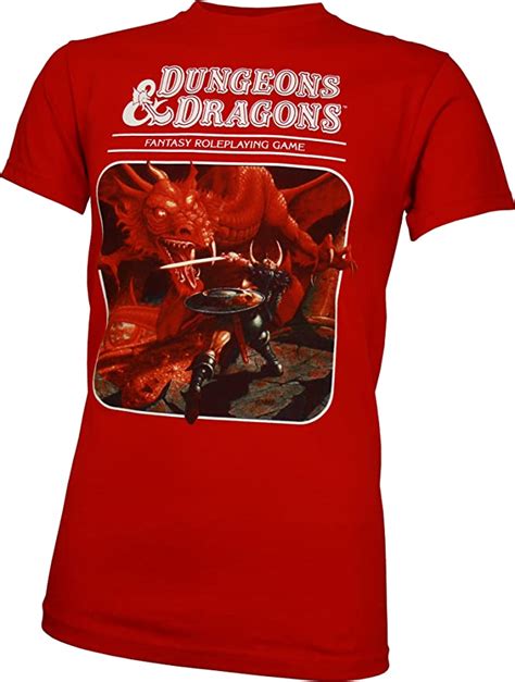 Dungeons And Dragons Mens Red T Shirt Xxl Amazonca Clothing