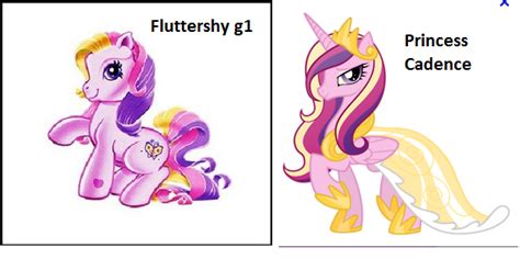 Fluttershy G1 Is Princess Cadence By Bella Swan Fan On Deviantart