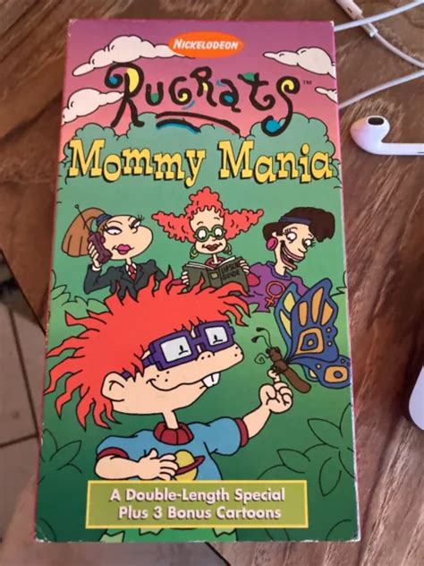 RUGRATS MOMMY MANIA Nickelodeon Orange VHS Original PicClick 4080 The