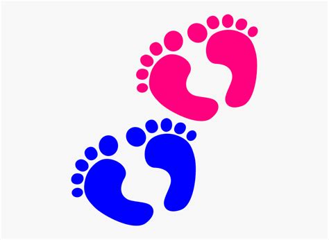 Feet Clip Art At Clker Com Vector Ⓒ Transparent Background Baby Clip