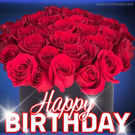 Happy Birthday Red Roses Images