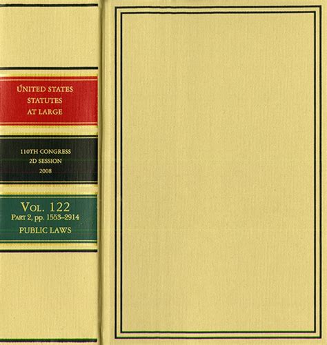 United States Statutes At Large Volume 130 2016 Pts 1 2 And 3 U S Government Bookstore