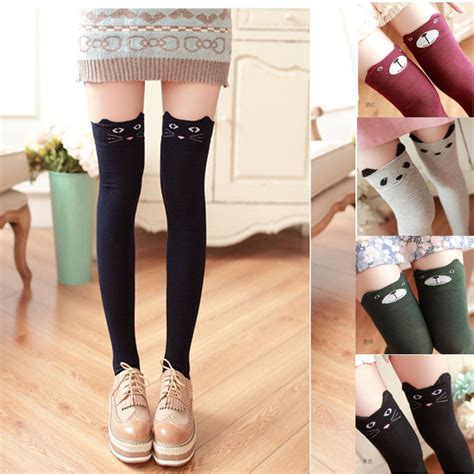 2018 Newly Women Fall Winter Cute Lovely Cable Knit Knee High Long Boot