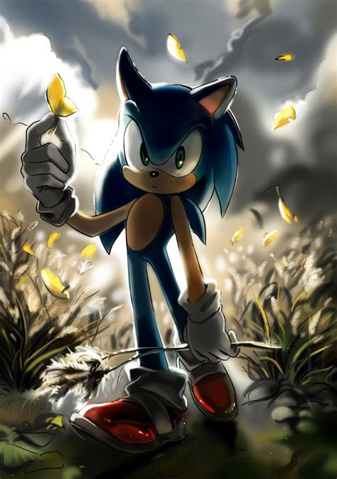 Sonic The Hedgehog Fan Art Autumn Sonic The Hedgehog Superhero Art