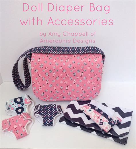 Doll Diaper Bag Accessories Tutorial Diary Of A Quilter Baby Doll