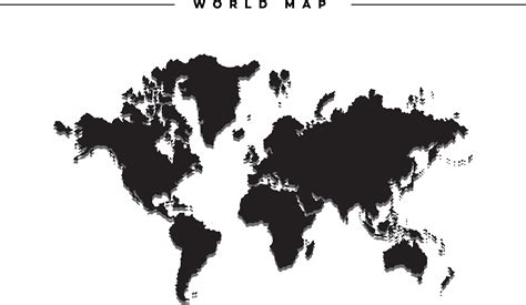 Maps Clipart Black And White Geography Pictures On Cliparts Pub