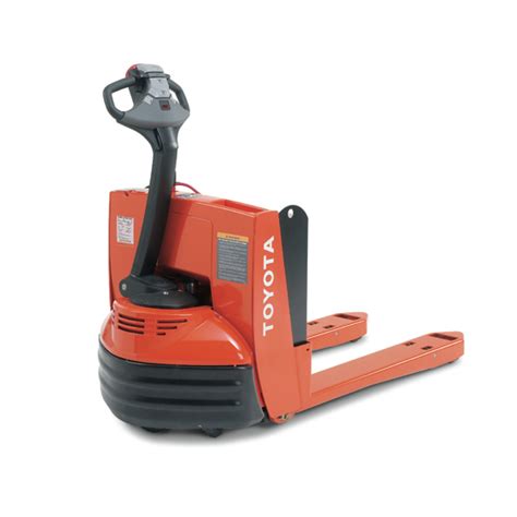 The first of its kind to offer a factory option for an integrated fork scale. Toyota electric pallet jack battery