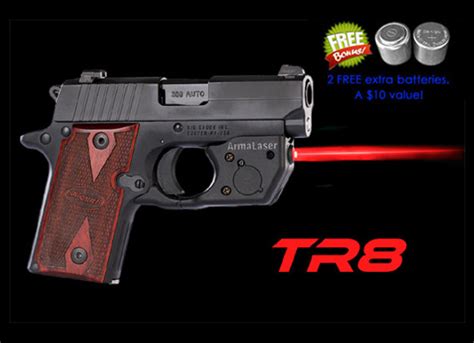 Tr8 Red Laser Sight For Sig Sauer P238 And P938 With Grip Touch