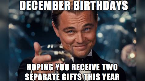 ‘dashing Through The No Funny December Birthday Memes And Jokes That