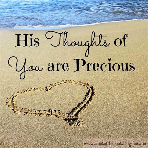 A Look At The Book His Thoughts Of You Are Precious You Are Precious