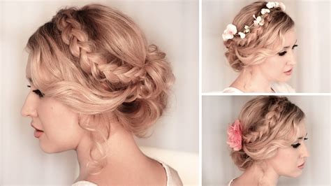 Braided Updo Hairstyle For Back To School Everyday Party