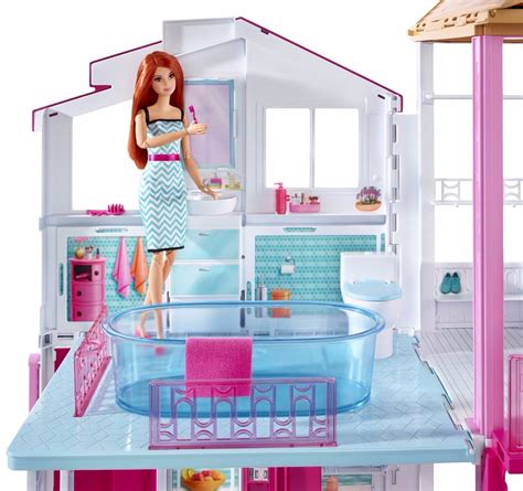 Casa Da Barbie Real Super Casa De Andares Mattel R Em