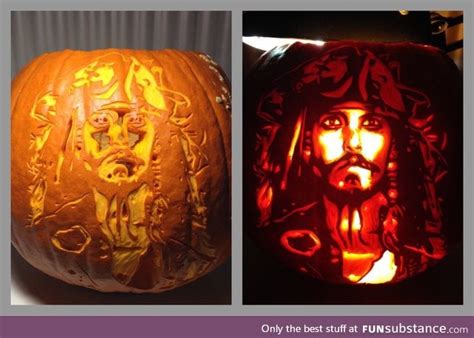 Schrade old timer carving jack. Captain Jack Sparrow pumpkin carving - FunSubstance