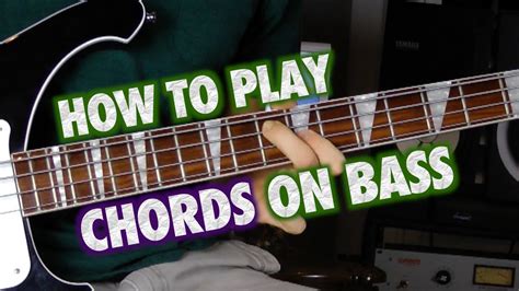 How To Play Chords On Bass Guitar Youtube