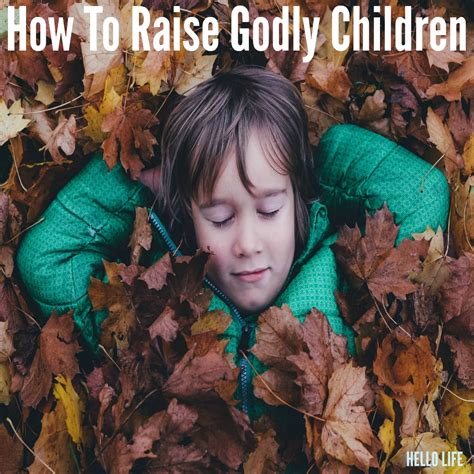 How To Raise Godly Children Hello Life