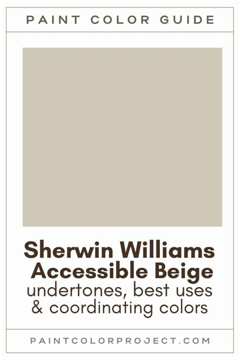 Sherwin Williams Accessible Beige Living Room