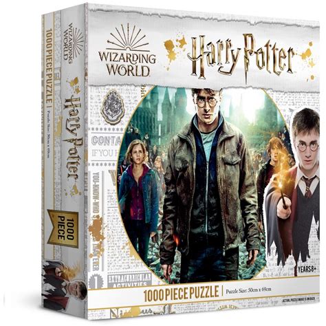 Piece together this collectible jigsaw puzzle featuring some of your favorite characters from harry potter and the sorcerer's stone film. Harry Potter Puzzle 1000 Piece - Assorted* | BIG W