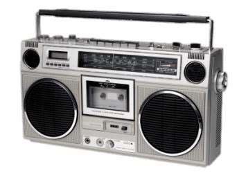 Ghettoblaster Style Boombox Transparent PNG StickPNG